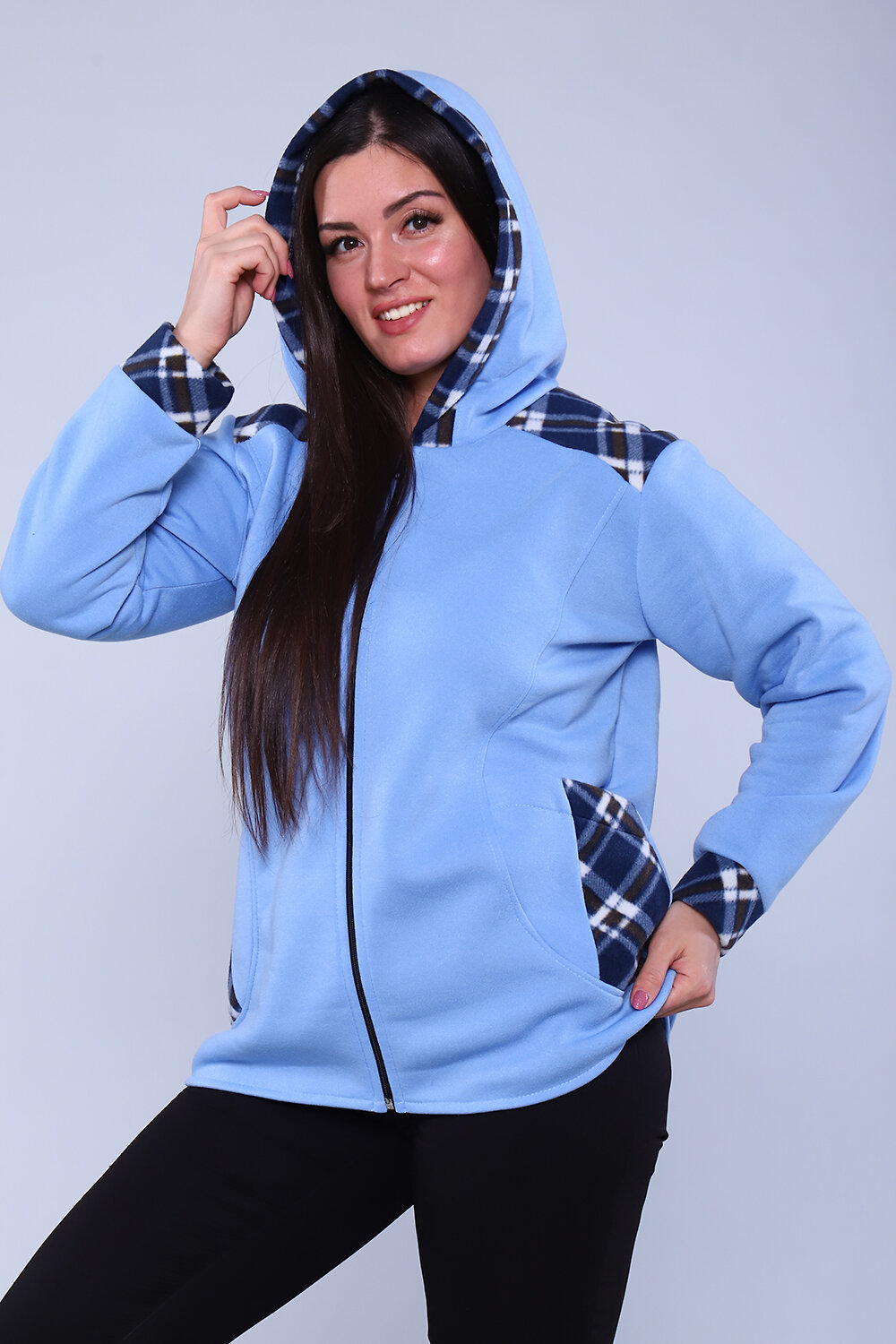 Натали Толстовка 580881 52223 голубой