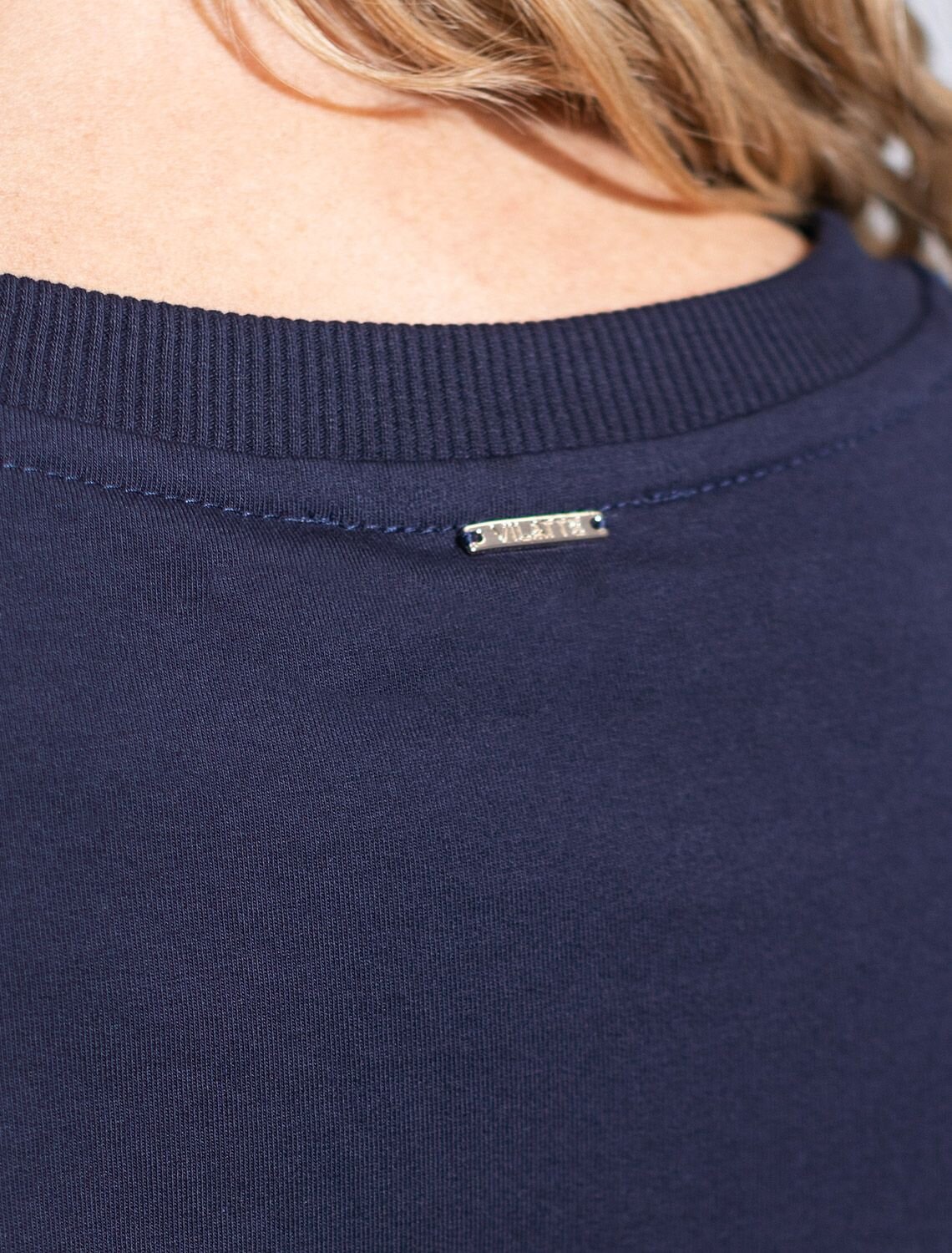 VILATTE Футболка 580902 D49.074 т.синий