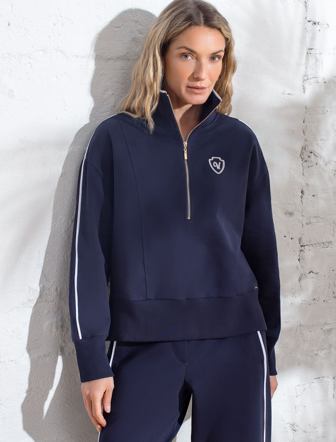 VILATTE Джемпер 580904 D49.086 т.синий_vilatte