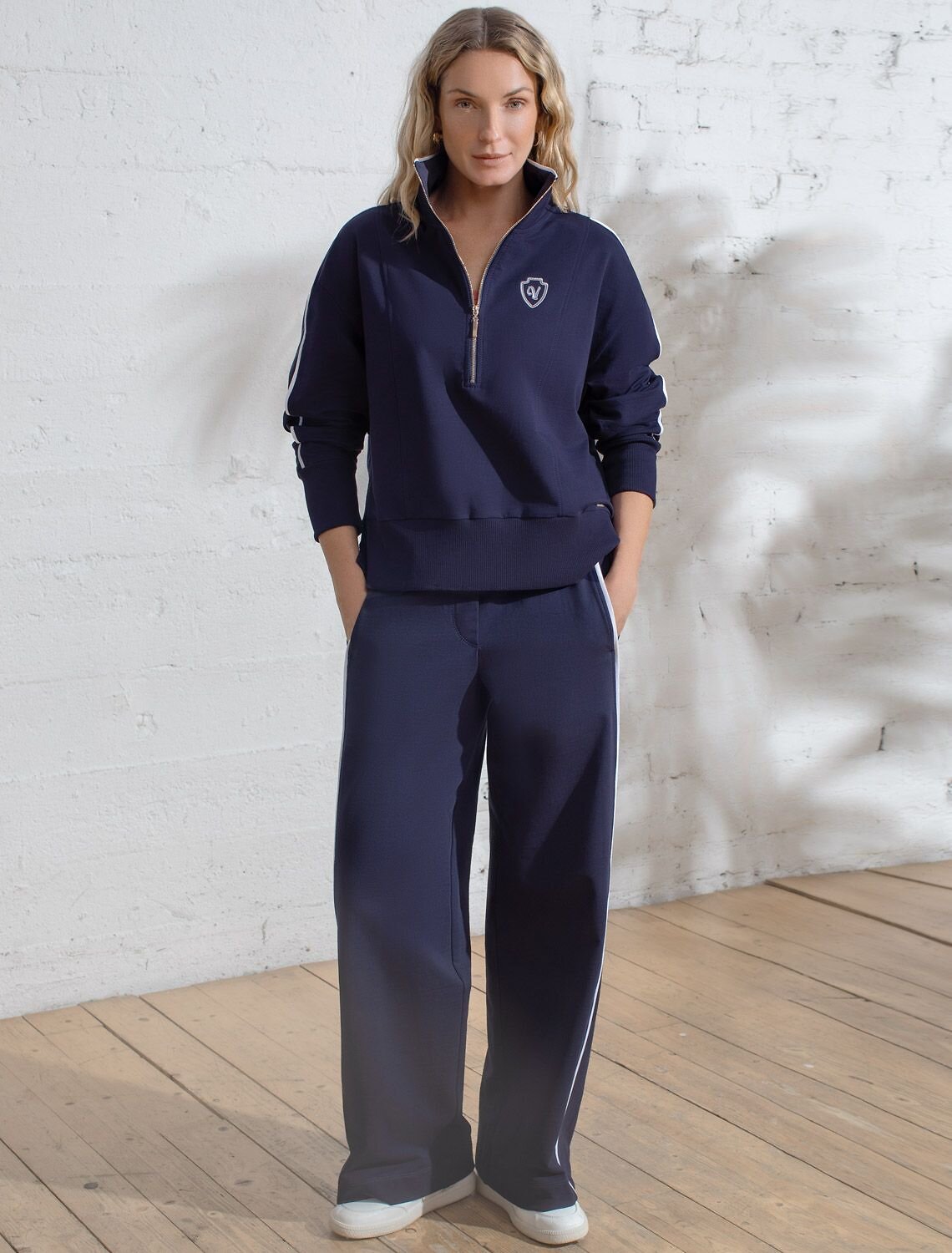 VILATTE Джемпер 580904 D49.086 т.синий_vilatte