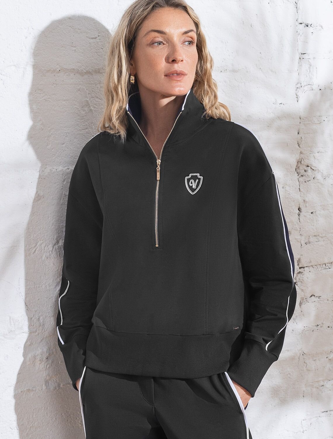 VILATTE Джемпер 580905 D49.086 черный_vilatte