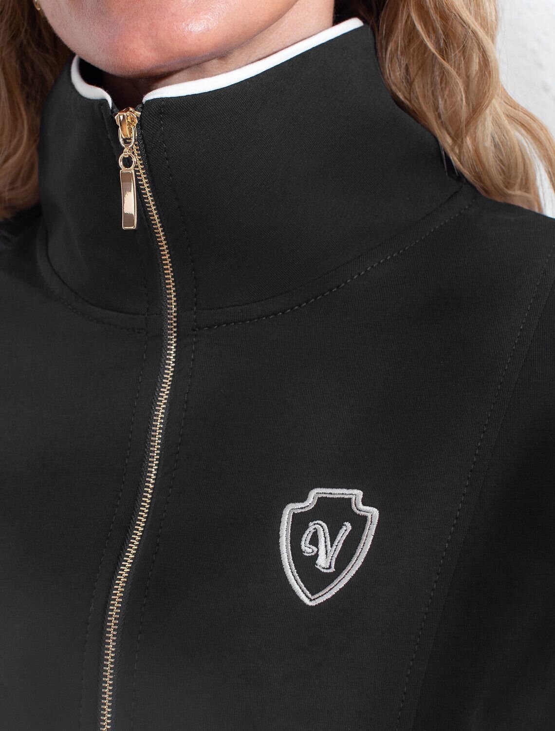 VILATTE Джемпер 580905 D49.086 черный_vilatte