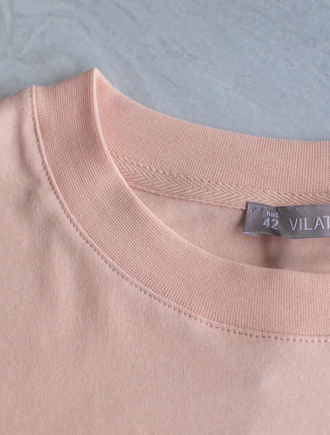 VILATTE Футболка 580910 D49.144 пудра