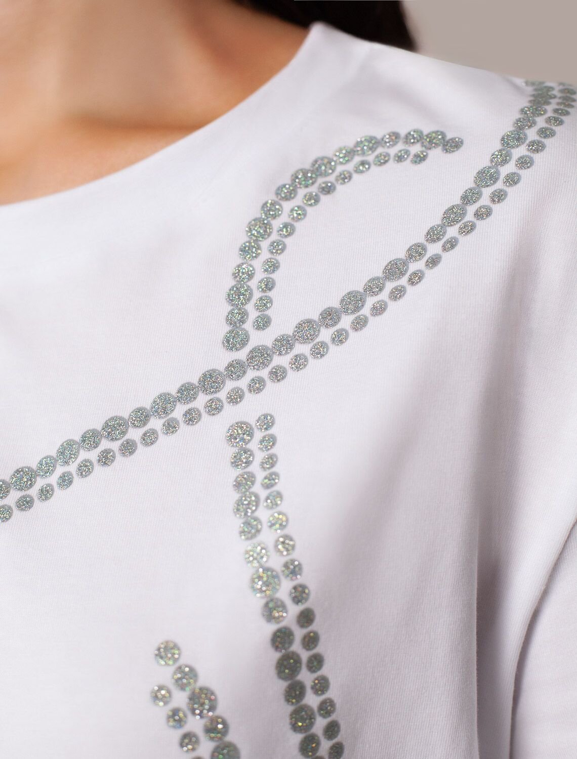 VILATTE Футболка 580914 D49.145 белый_vilatte