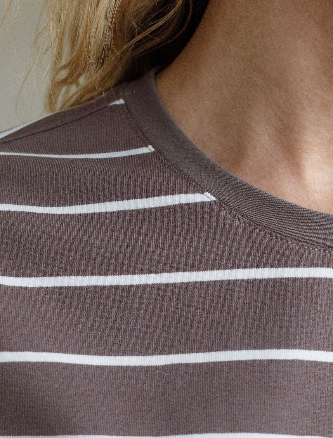 VILATTE Футболка 580943 D49.155 кофе-белый