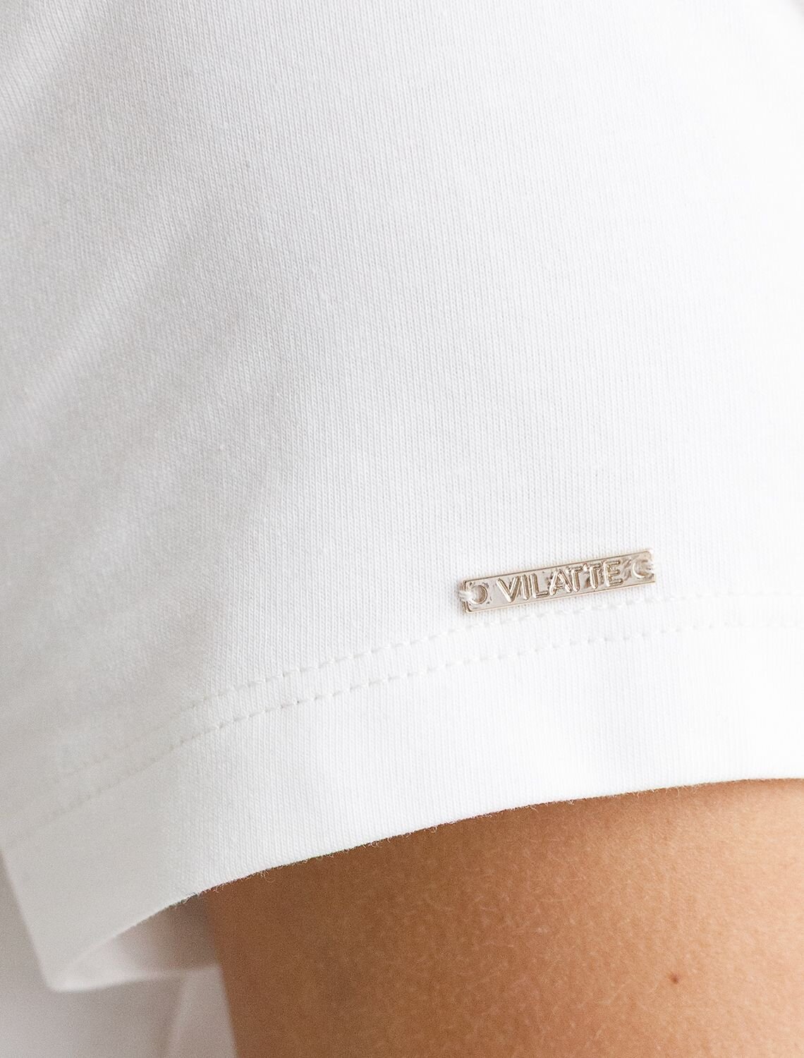 VILATTE Футболка 580947 D49.156 белый