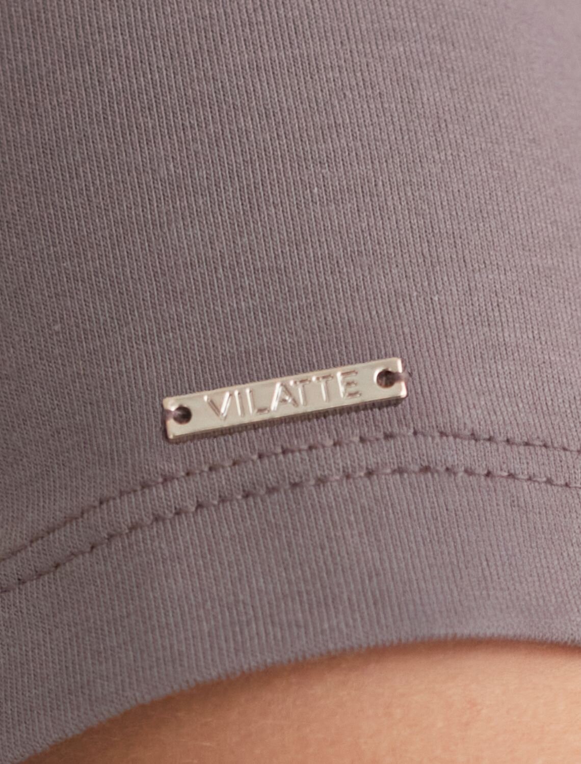 VILATTE Футболка 580948 D49.156 кофе