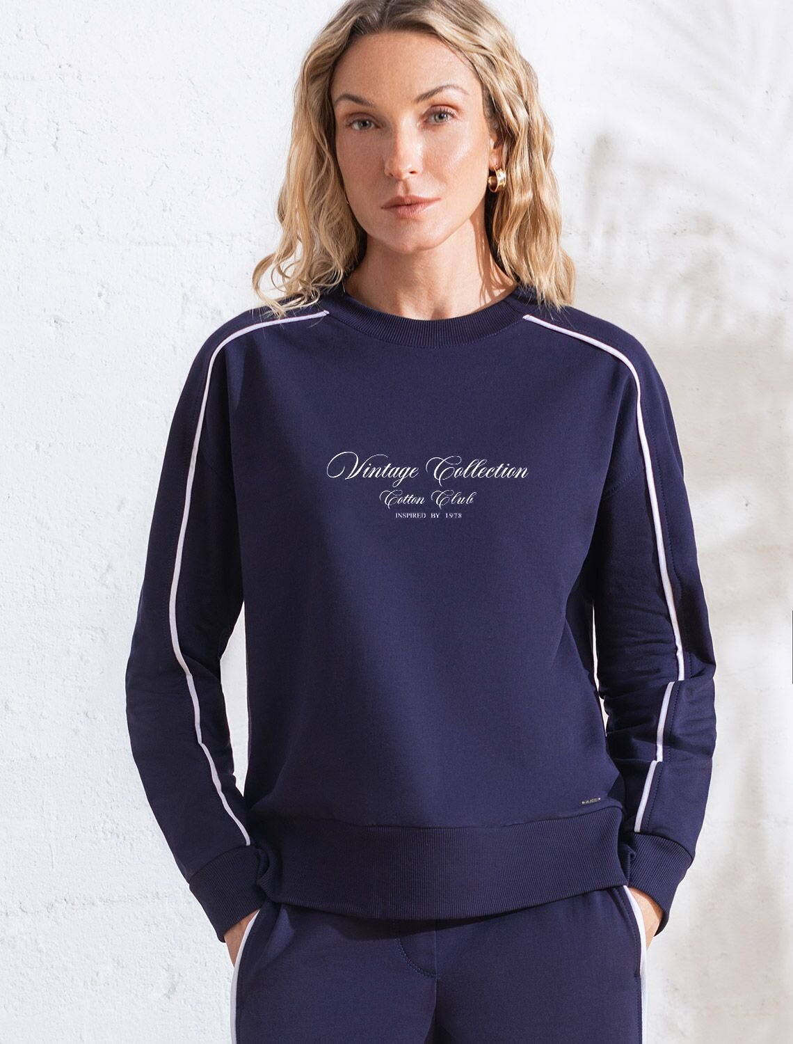 VILATTE Джемпер 580956 D49.161 т.синий_cotton club