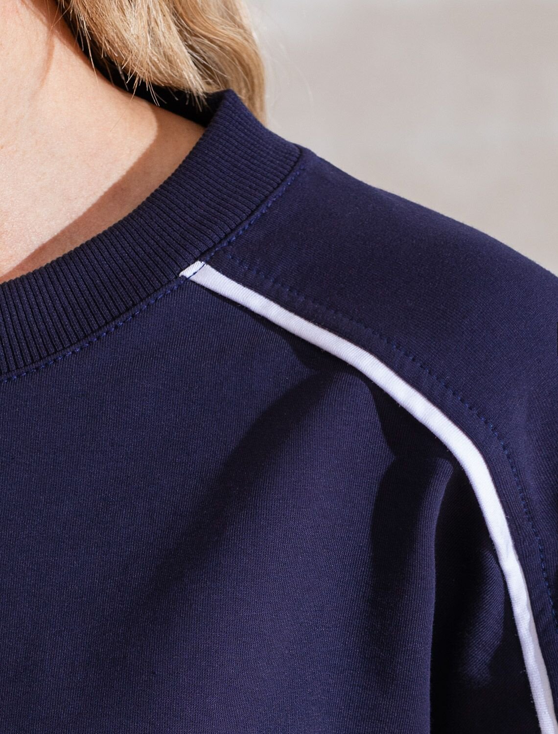 VILATTE Джемпер 580956 D49.161 т.синий_cotton club