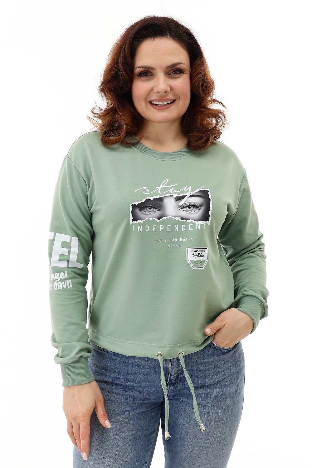 Натали Свитшот 580975 50519 фисташка