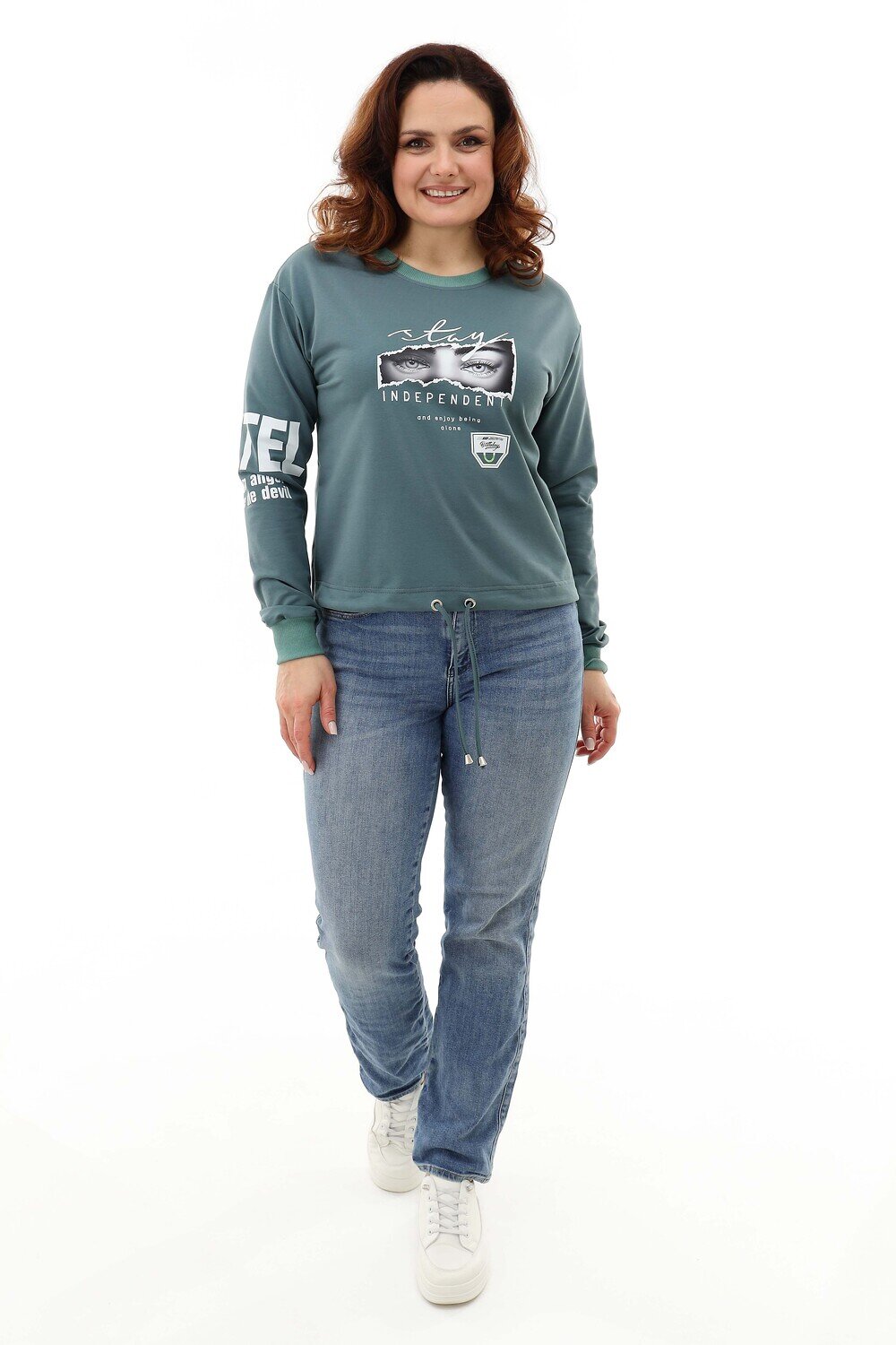 Натали Свитшот 580977 50519 оливки