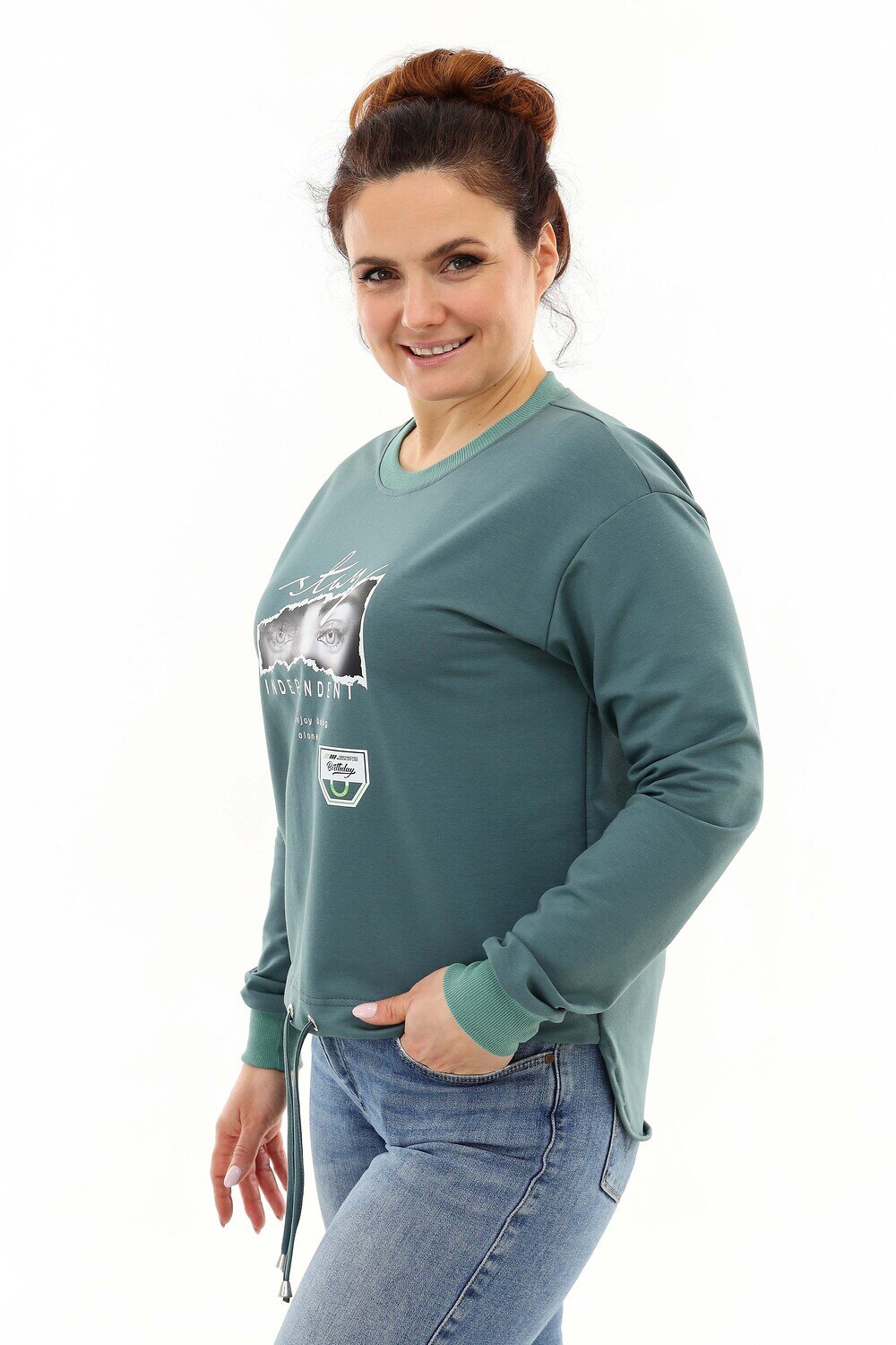 Натали Свитшот 580977 50519 оливки