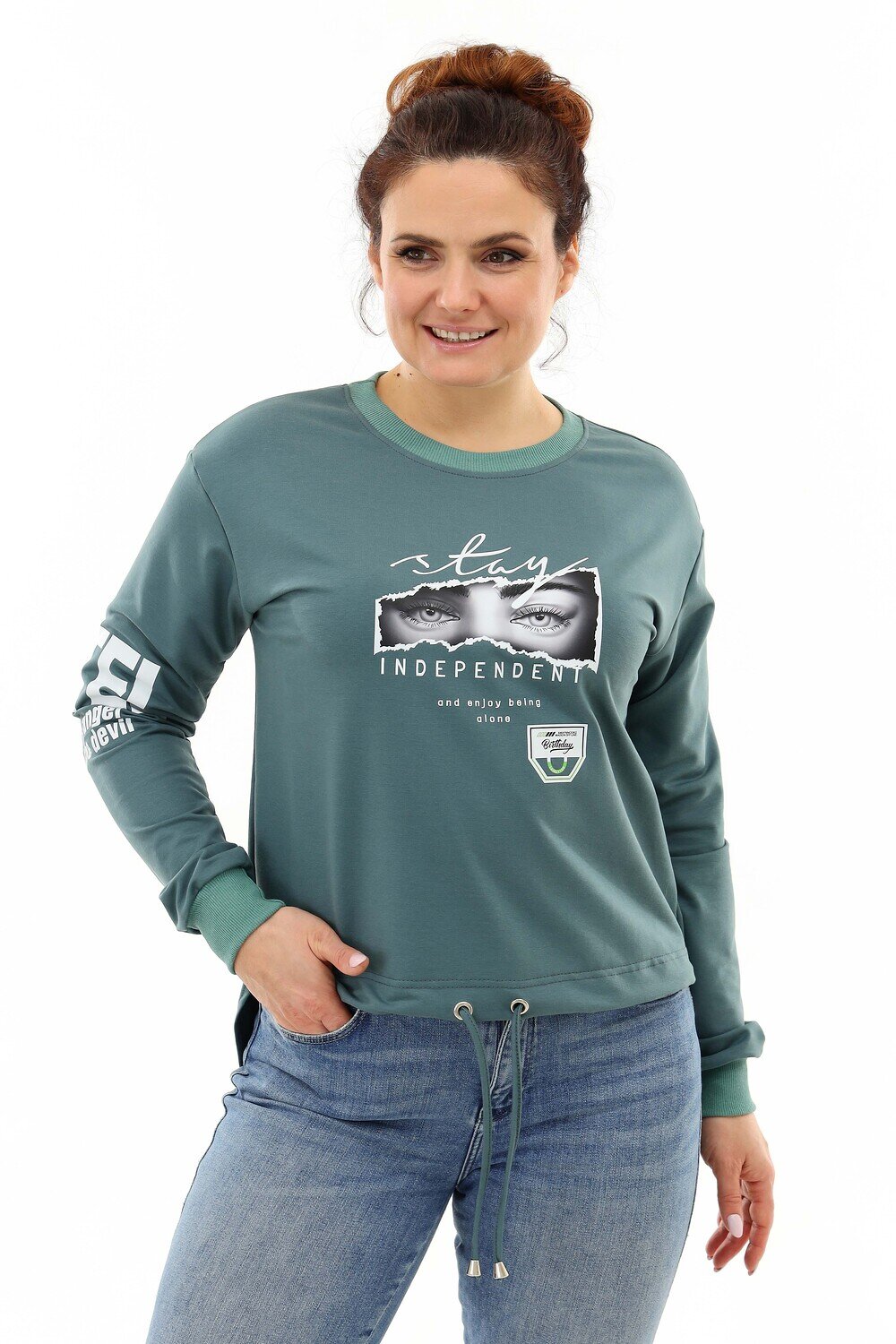 Натали Свитшот 580977 50519 оливки