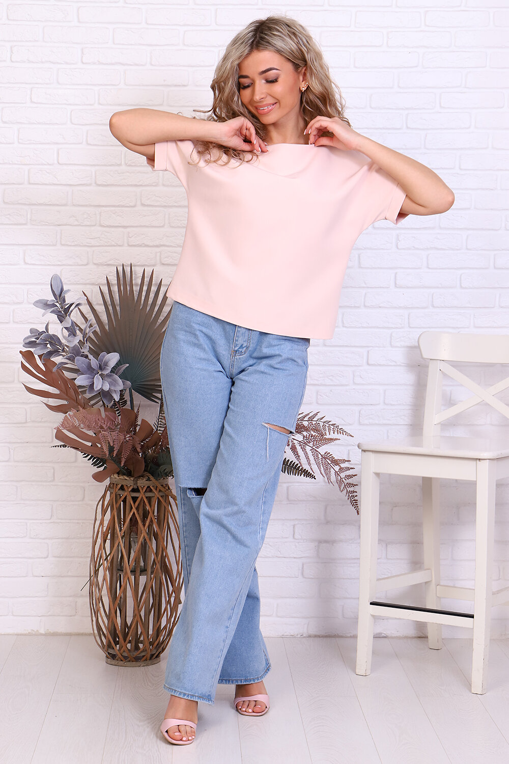 Натали Футболка 580980 20642 молочный