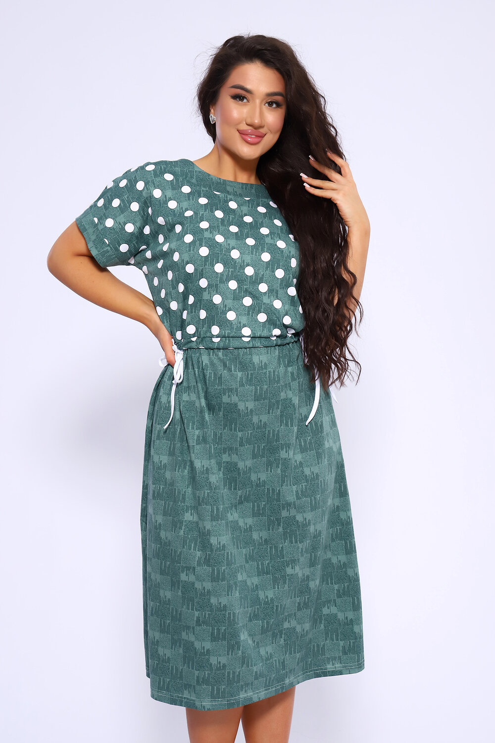 Натали Платье 580981 24250 зеленый