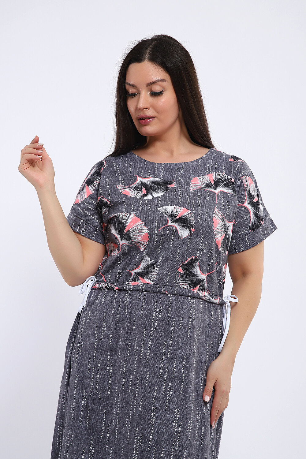 Натали Платье 580982 24250 серый