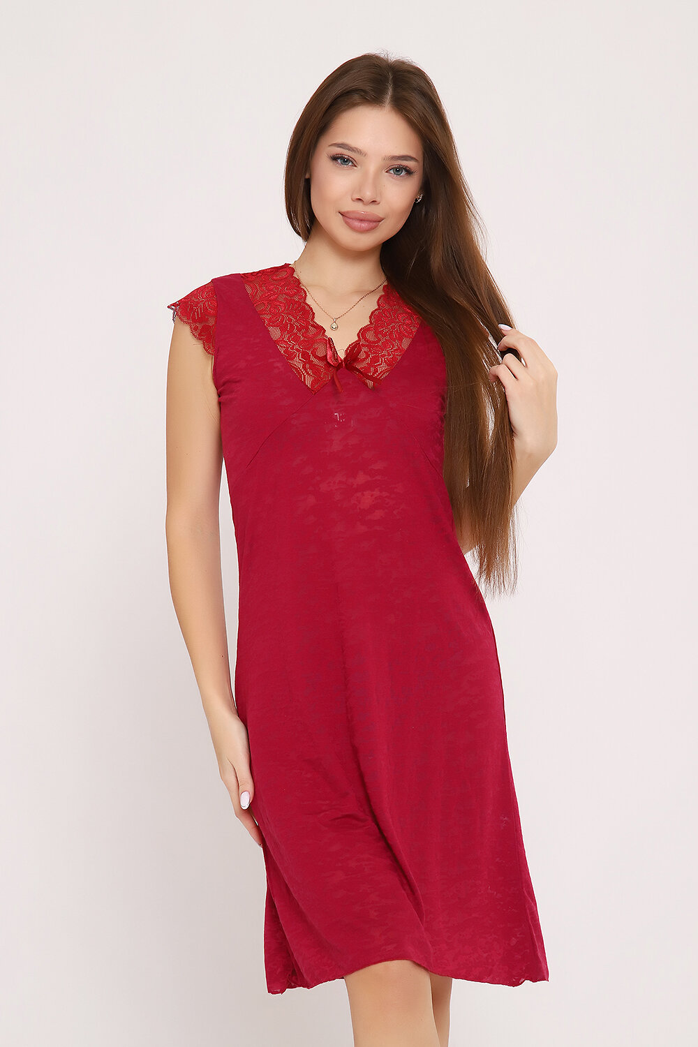 Натали Сорочка 580997 Сорочка Ноктюрн бордо