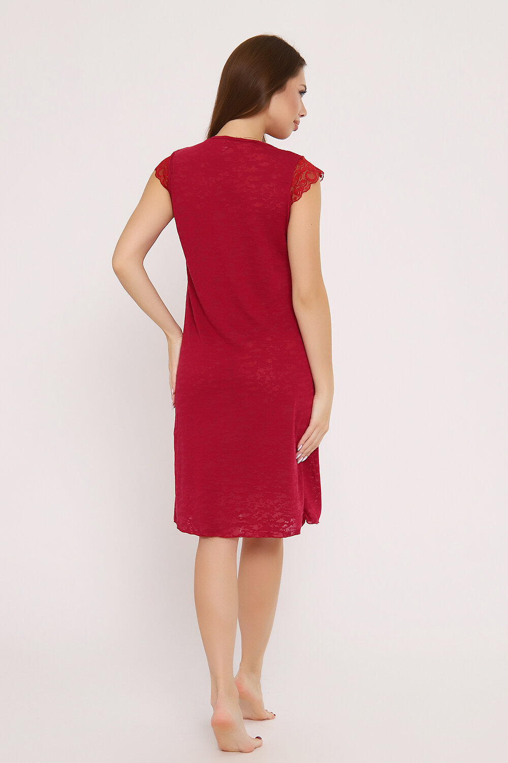 Натали Сорочка 580997 Сорочка Ноктюрн бордо