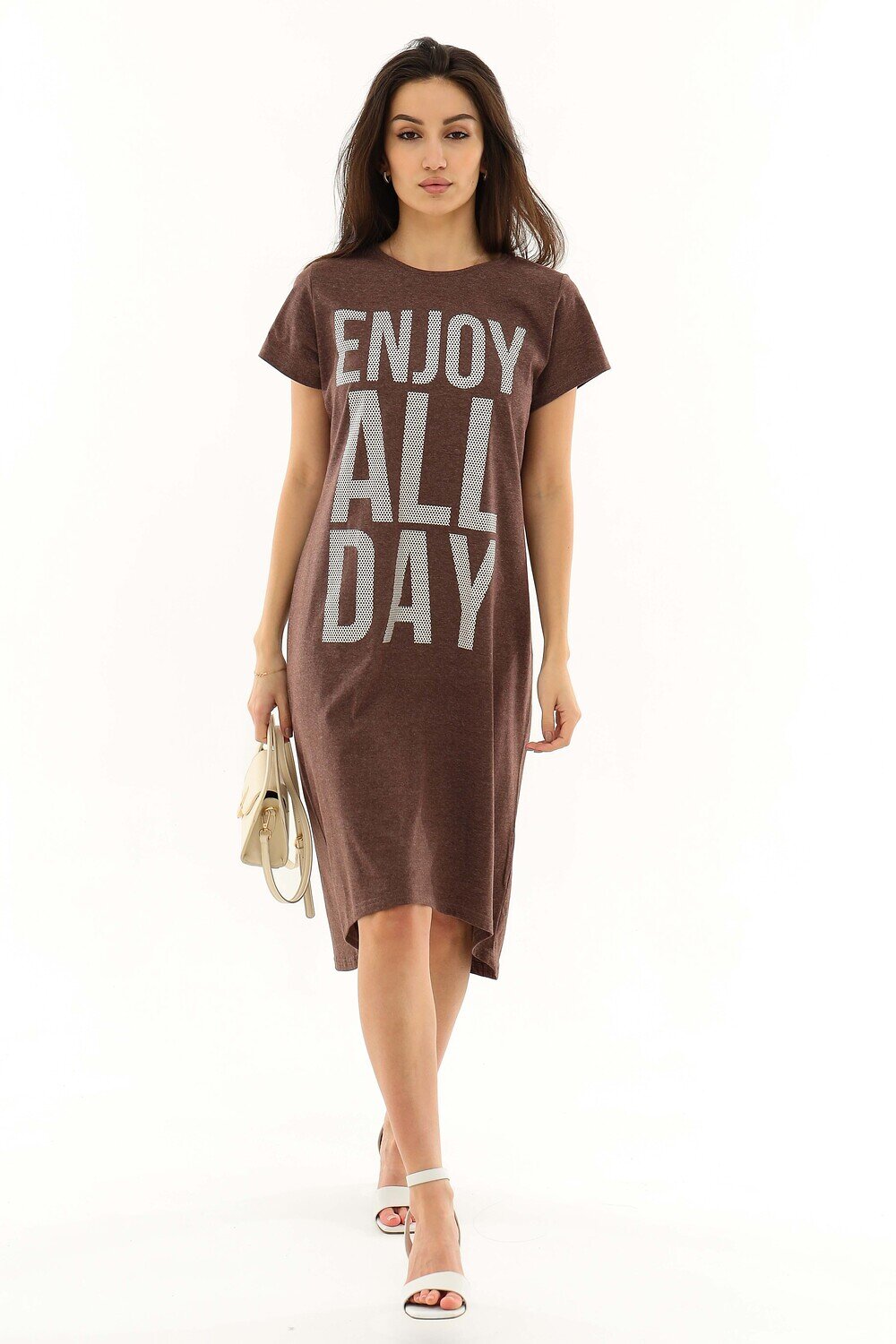 Натали Платье 581012 50558 коричневый