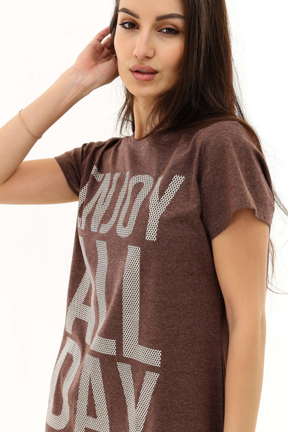 Натали Платье 581012 50558 коричневый