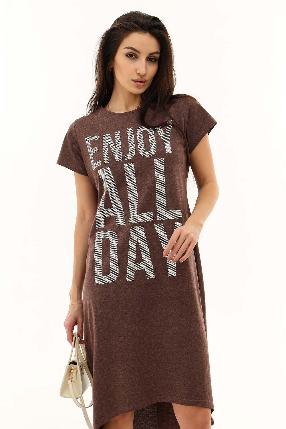 Натали Платье 581012 50558 коричневый