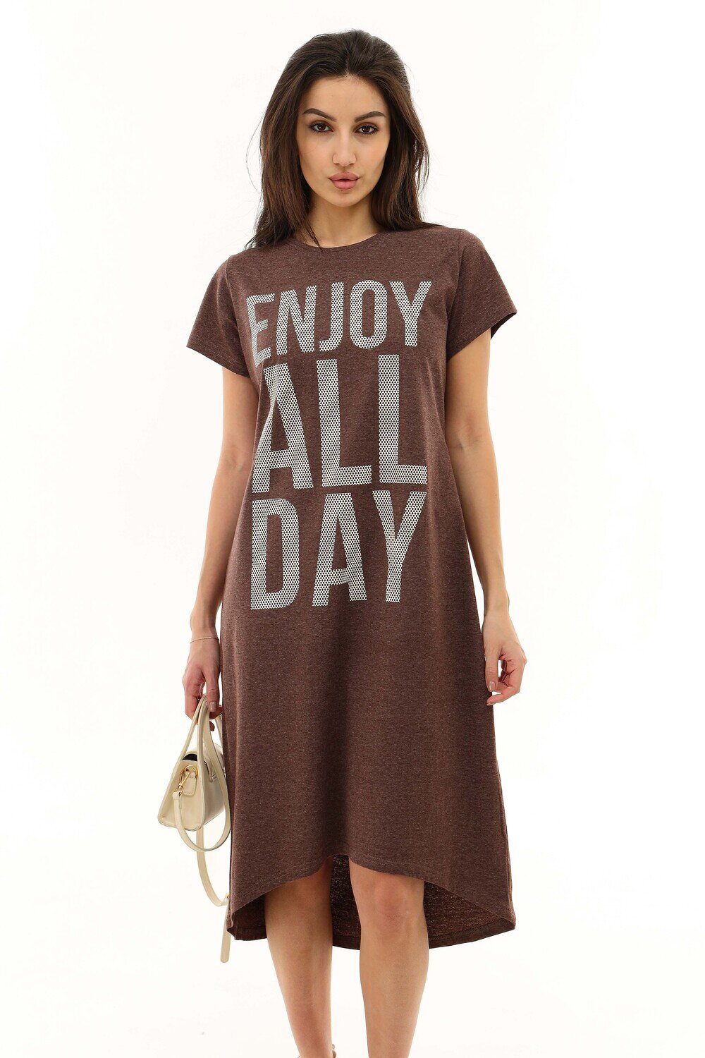 Натали Платье 581012 50558 коричневый