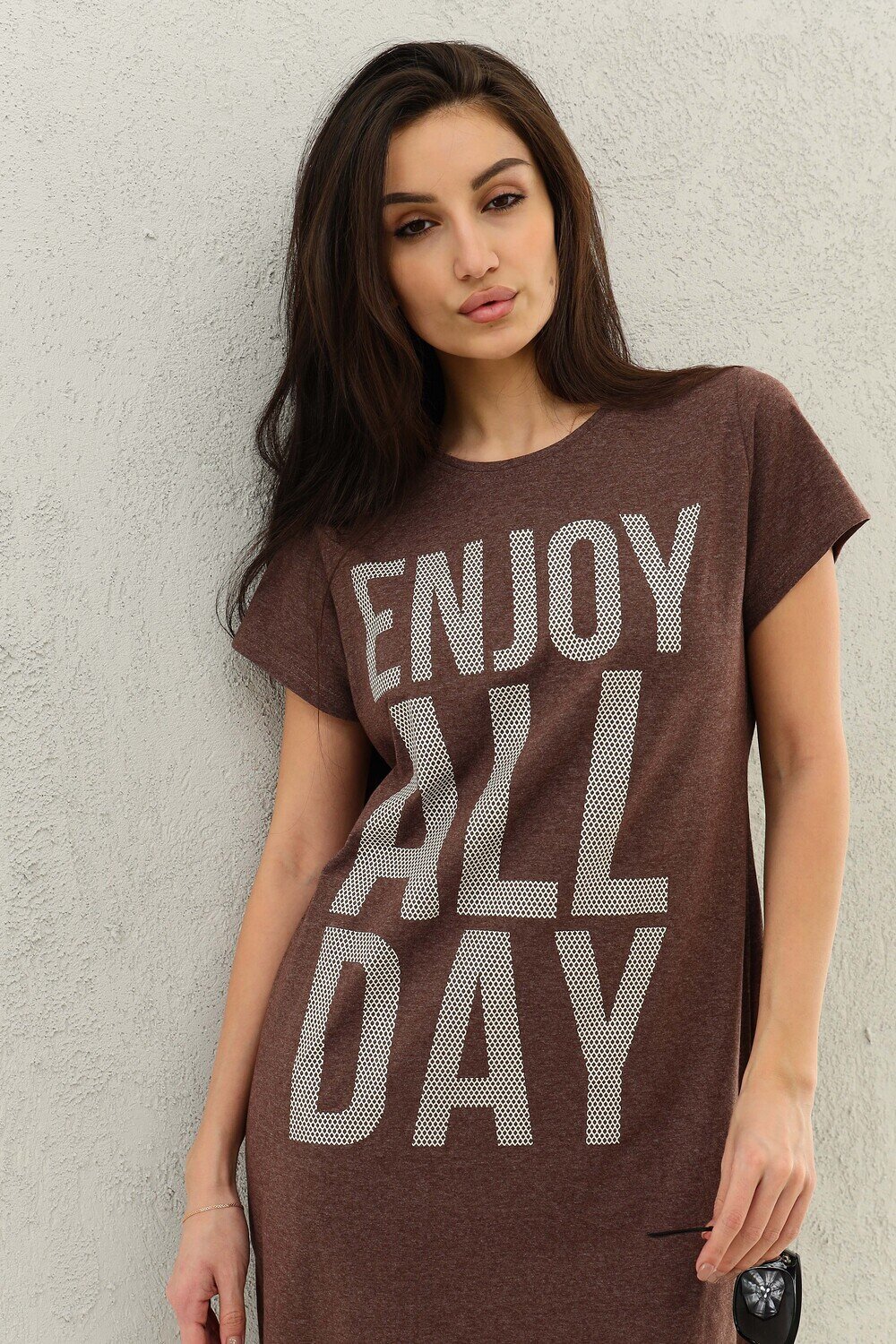 Натали Платье 581012 50558 коричневый