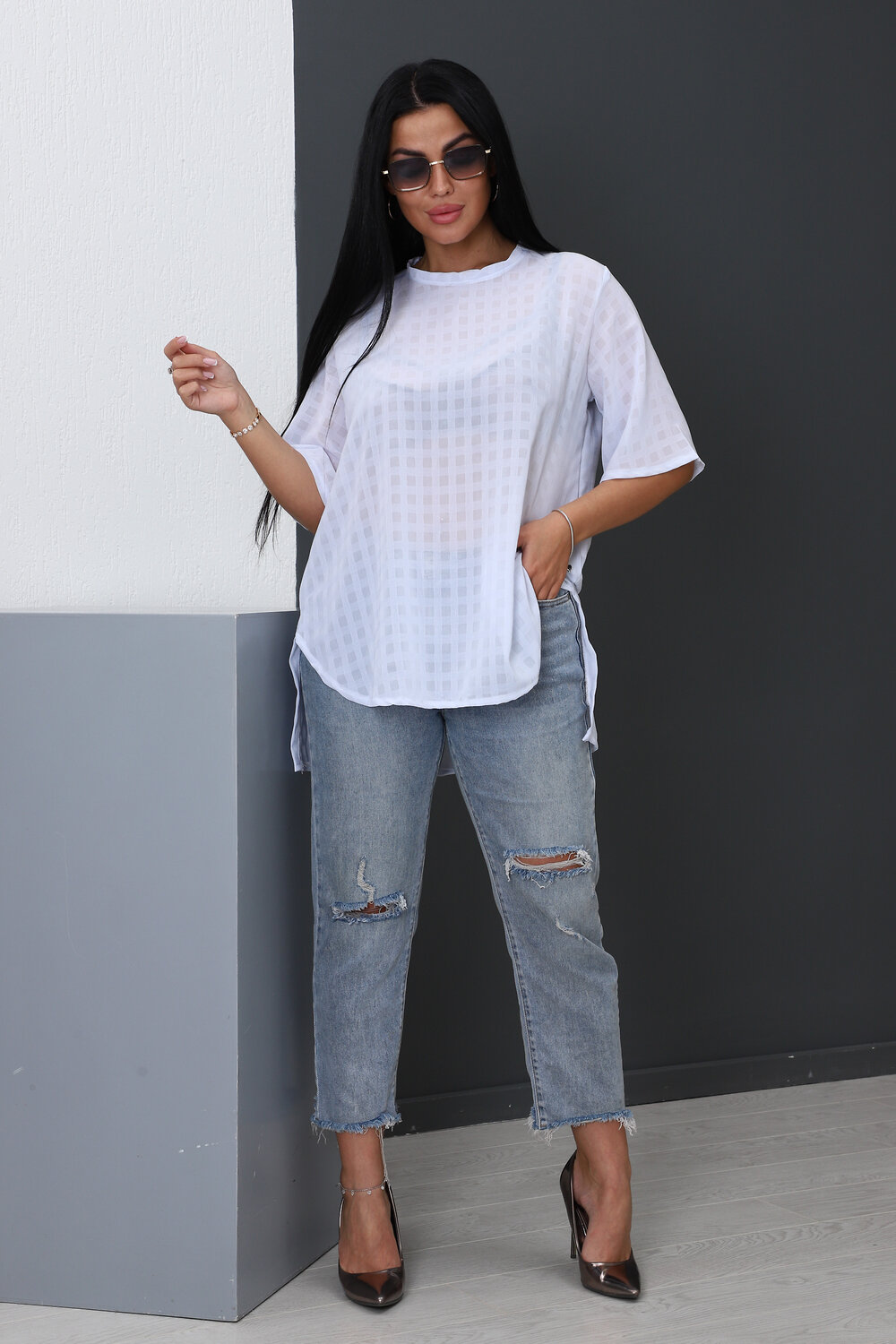 Натали Туника 581019 52297 белый