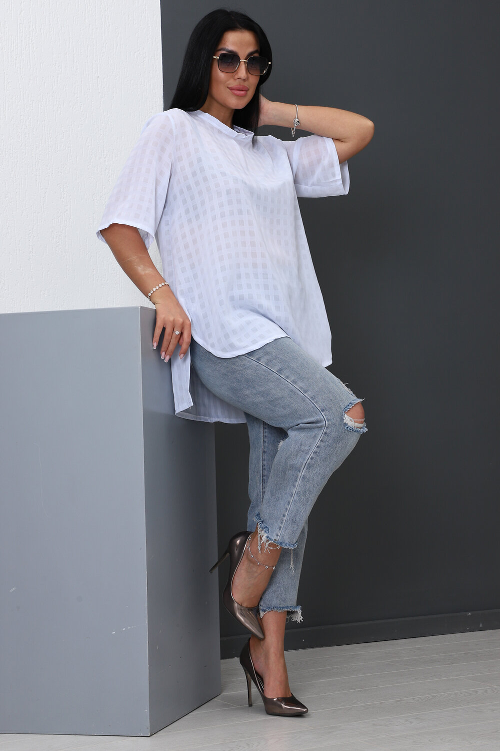 Натали Туника 581019 52297 белый