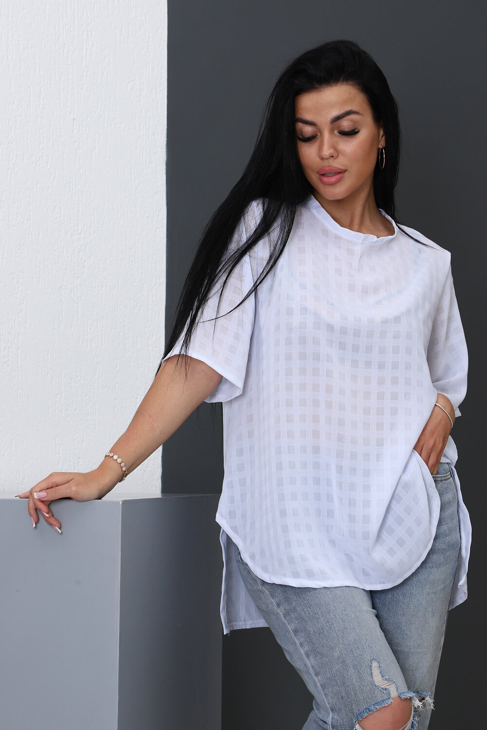 Натали Туника 581019 52297 белый