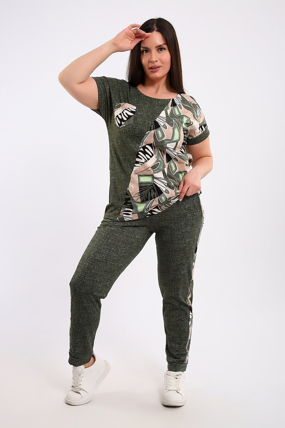 Натали Костюм 581040 24252 темно-зеленый