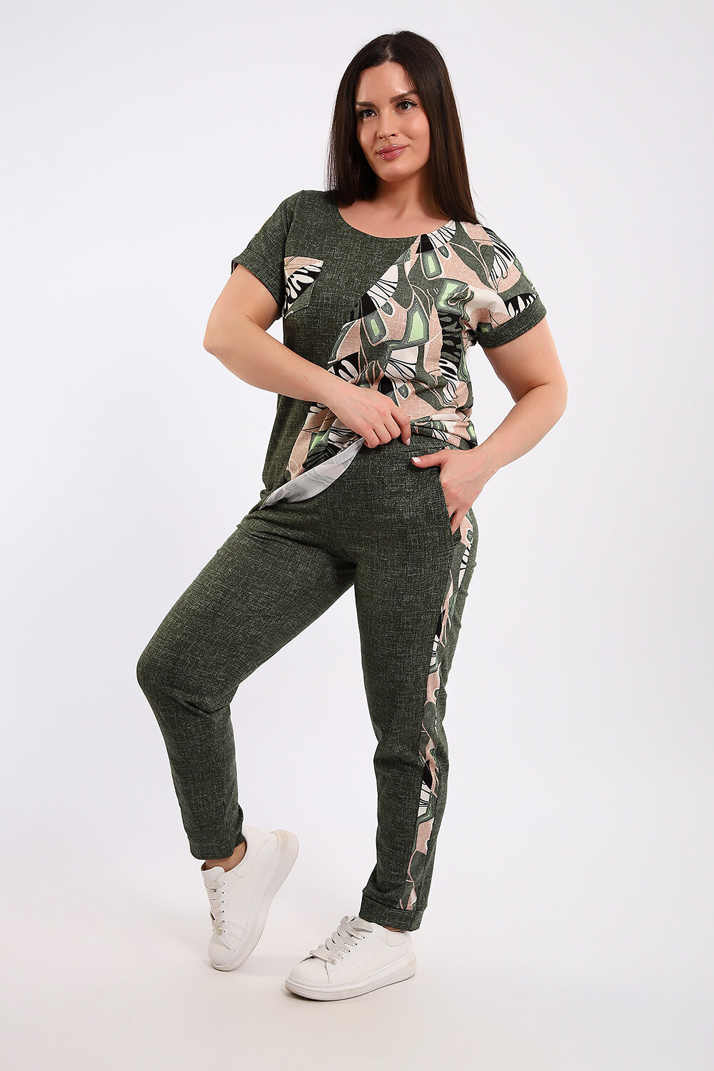 Натали Костюм 581040 24252 темно-зеленый