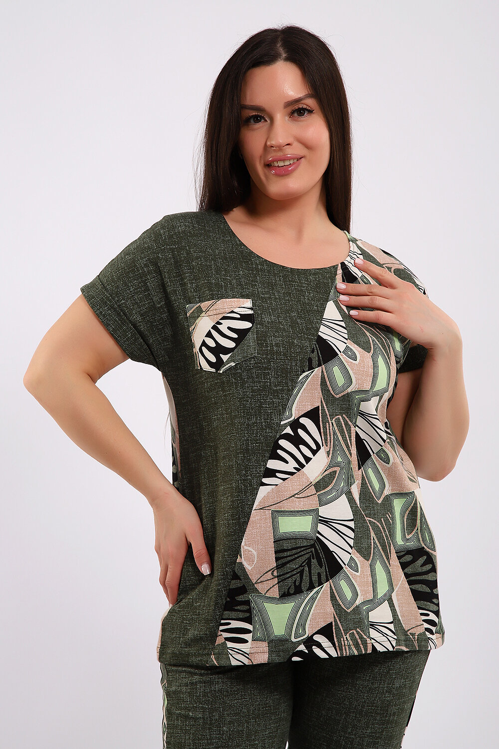 Натали Костюм 581040 24252 темно-зеленый