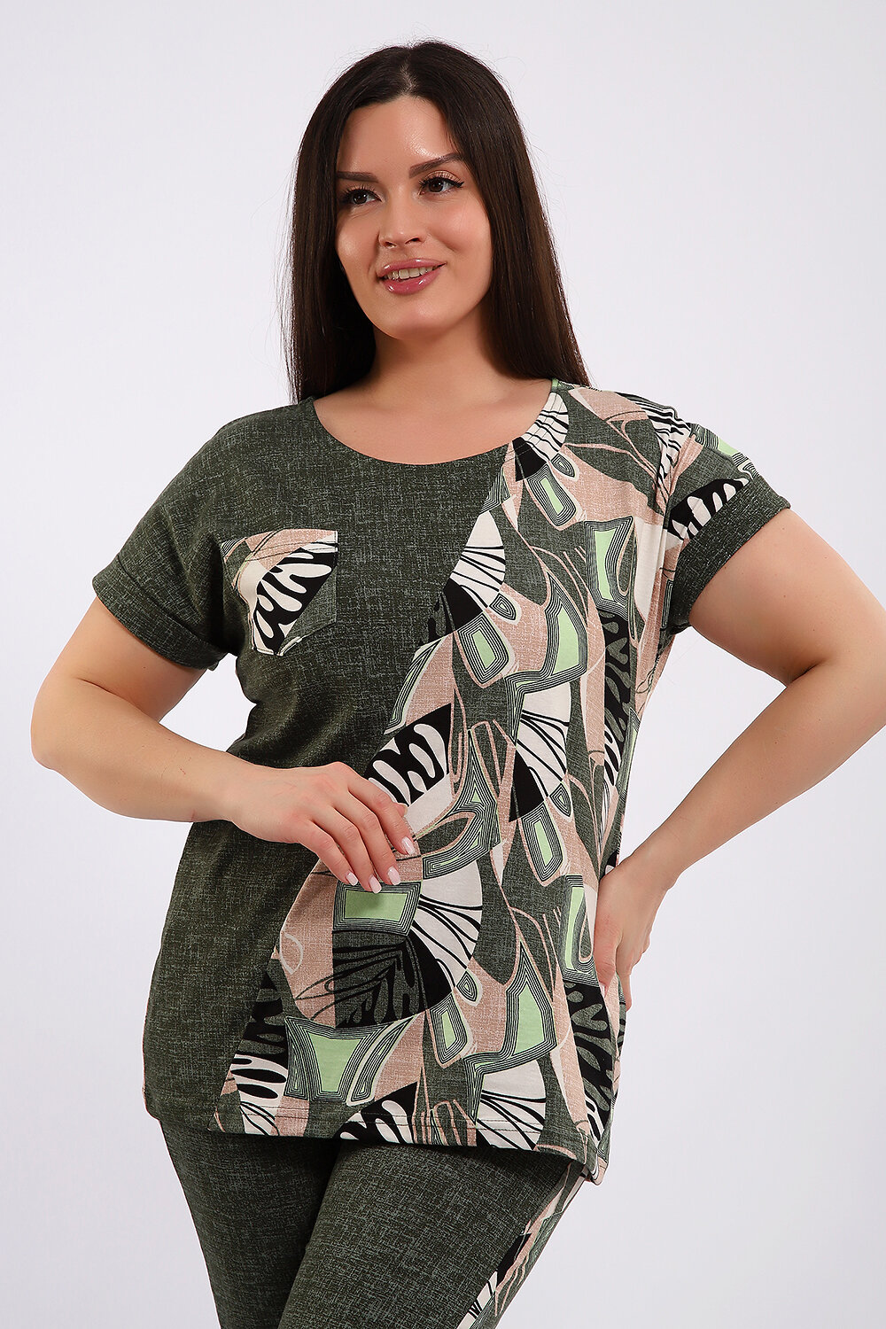 Натали Костюм 581040 24252 темно-зеленый