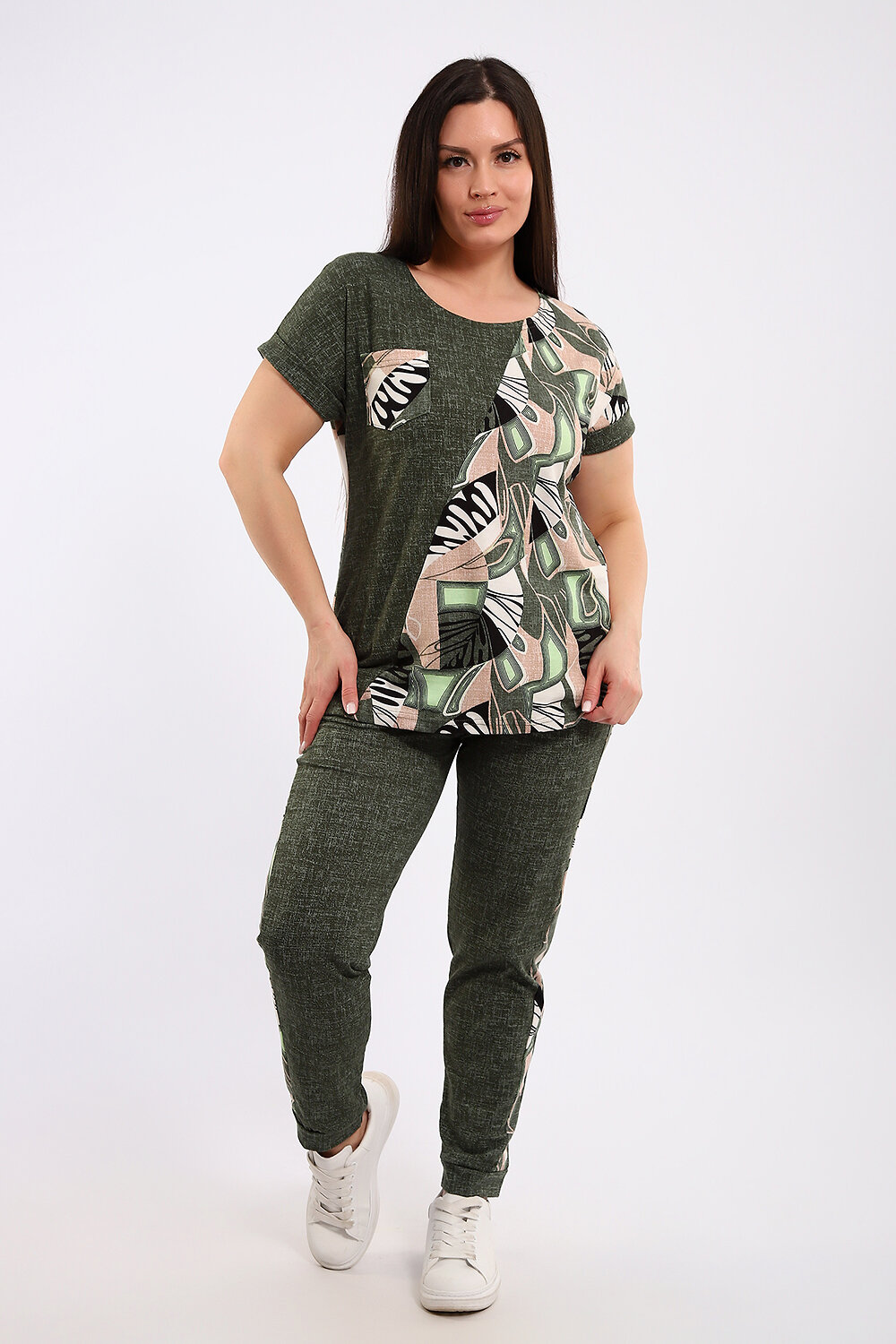 Натали Костюм 581040 24252 темно-зеленый