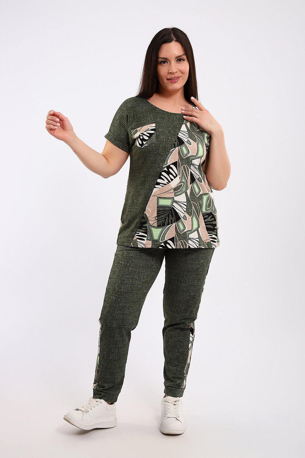 Натали Костюм 581040 24252 темно-зеленый