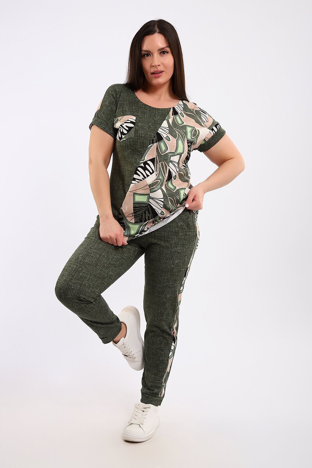 Натали Костюм 581040 24252 темно-зеленый