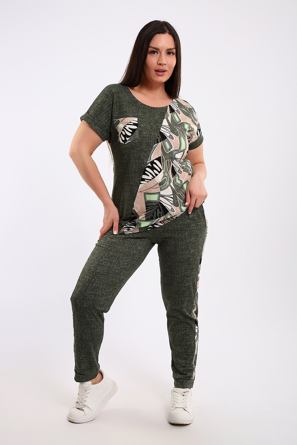 Натали Костюм 581040 24252 темно-зеленый