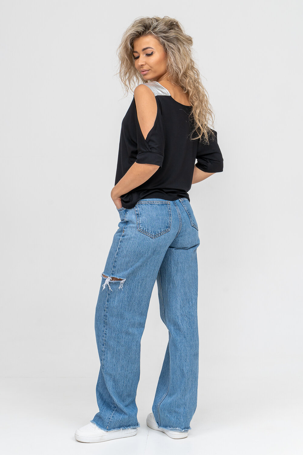 Натали Туника 581045 36508 черный+серебро