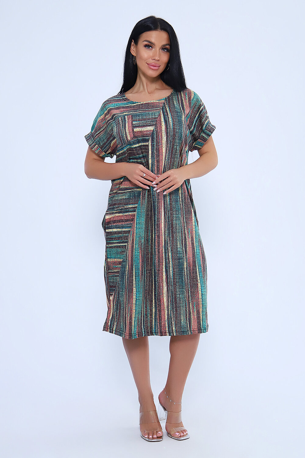 Натали Платье 581053 24223 коричневый