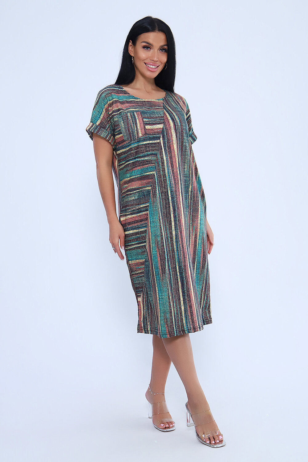 Натали Платье 581053 24223 коричневый