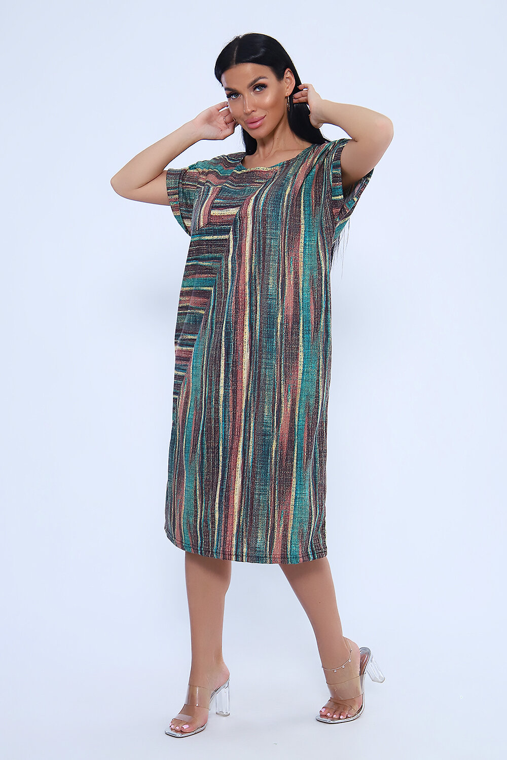 Натали Платье 581053 24223 коричневый