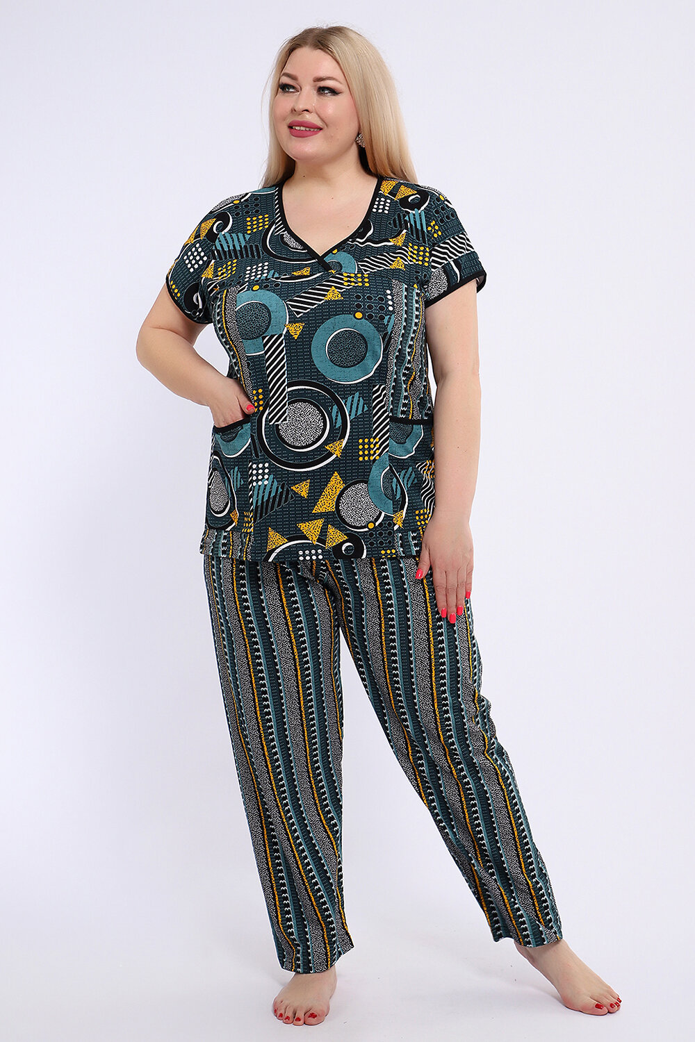 Натали Костюм 581065 24210 зеленый