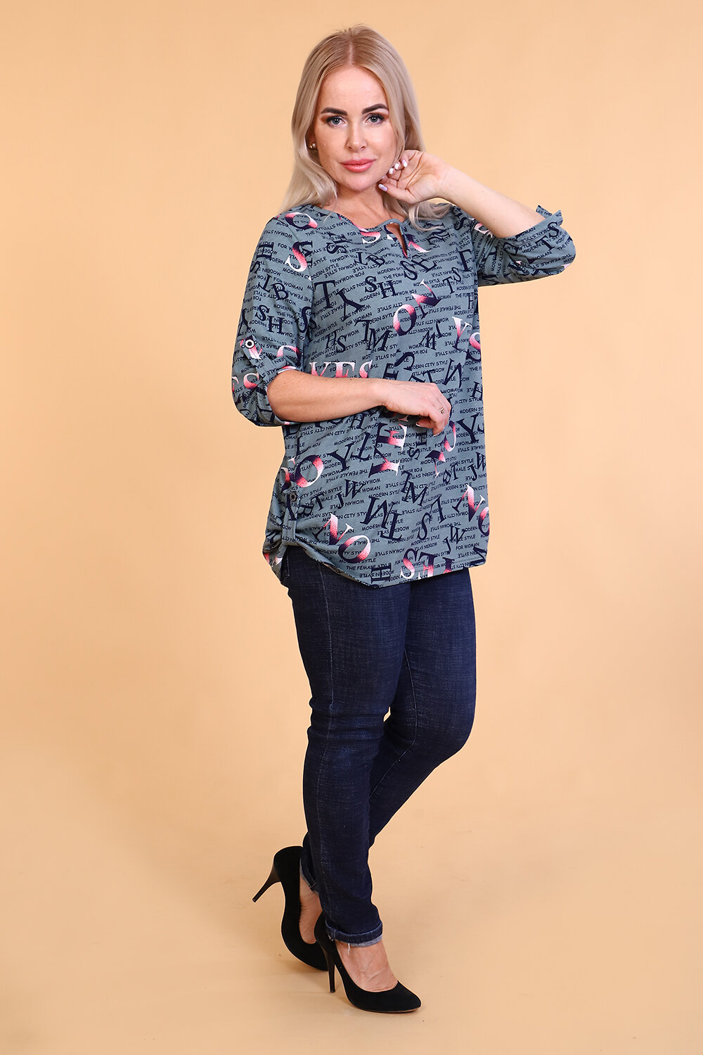 Натали Туника 581083 Туника Сара яблочный