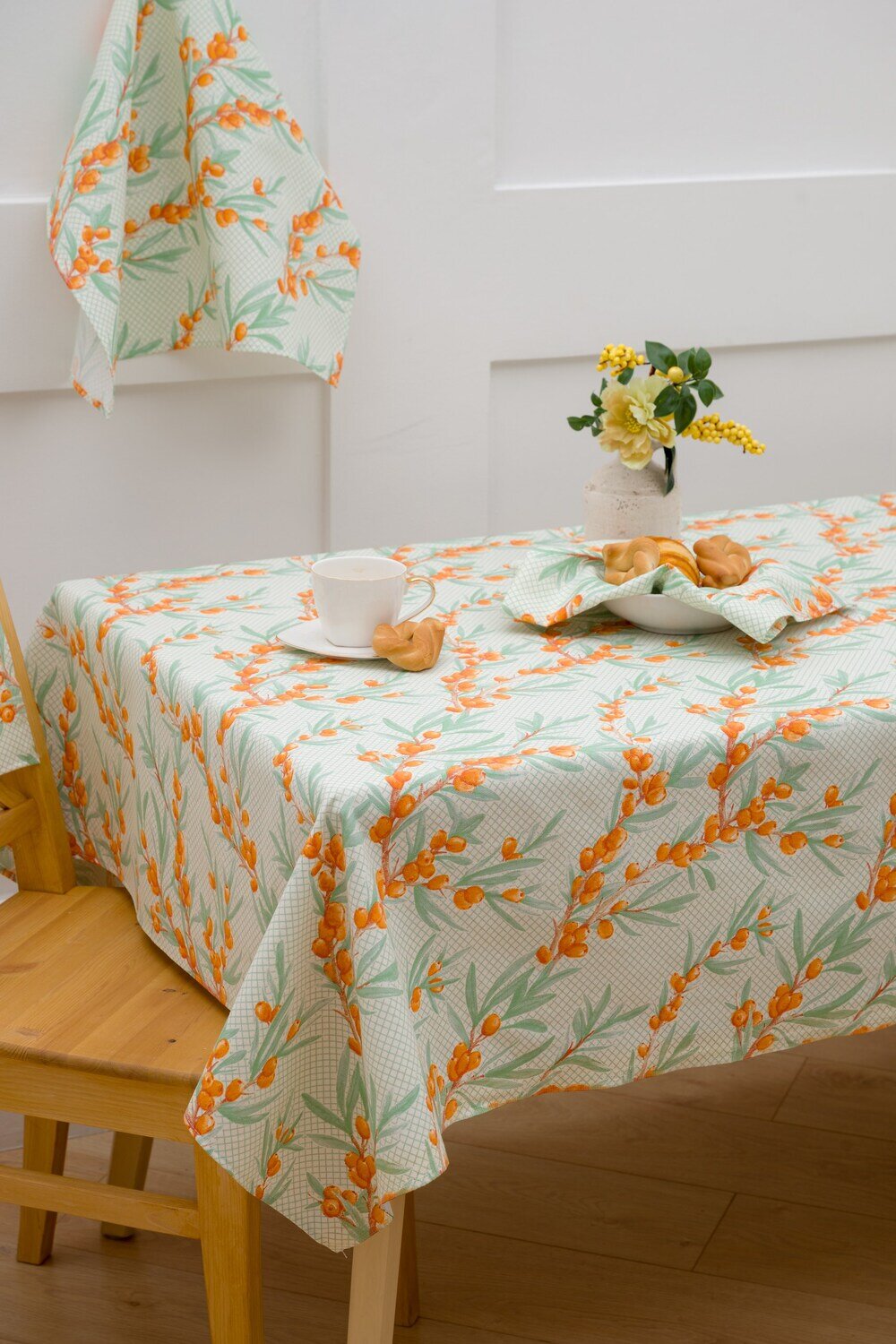 Натали Скатерть 581090 Скатерть Облепиха светло-бежевый