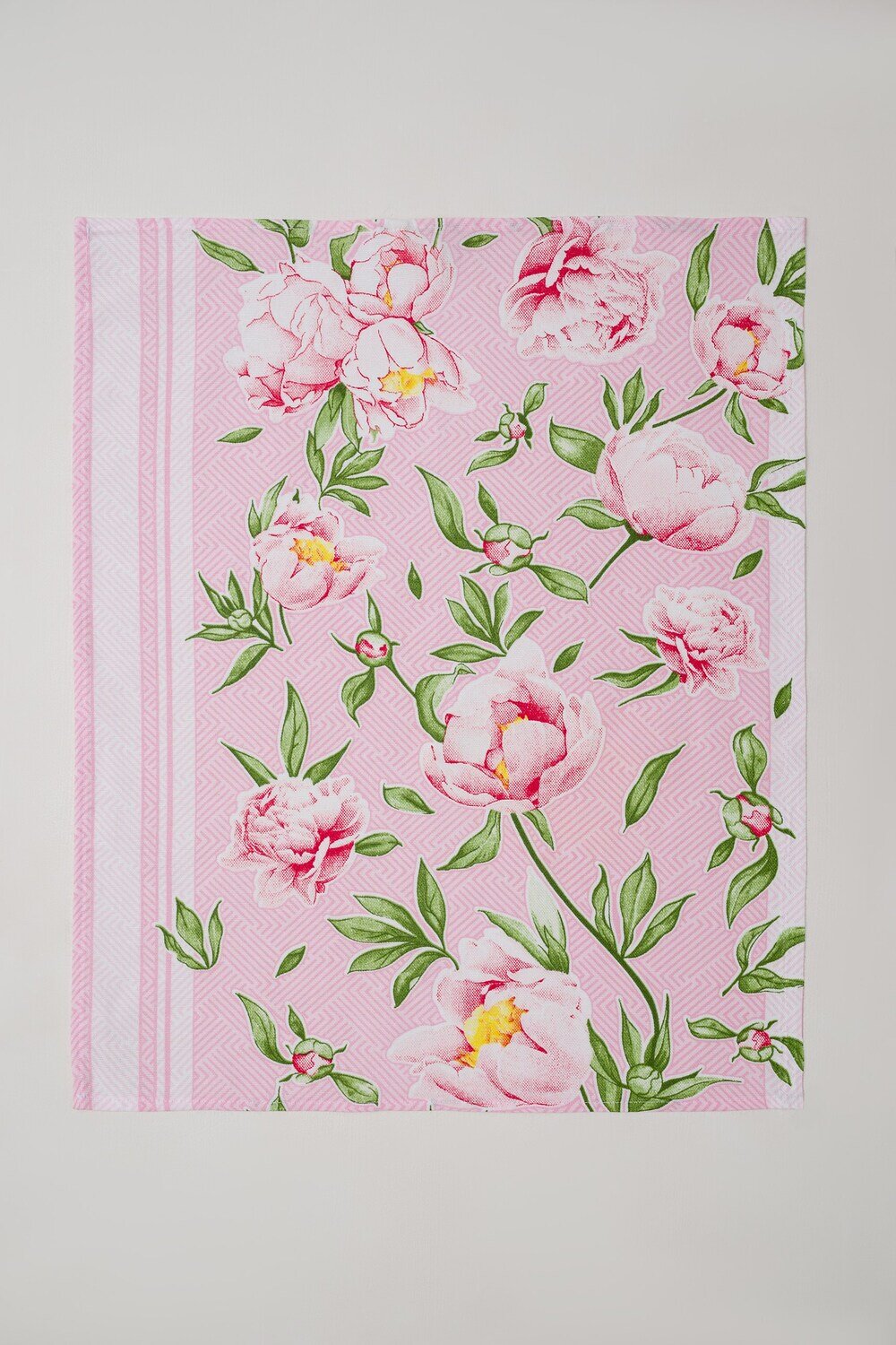 Натали Полотенце 581094 Набор кухонных полотенец Пионы розовый