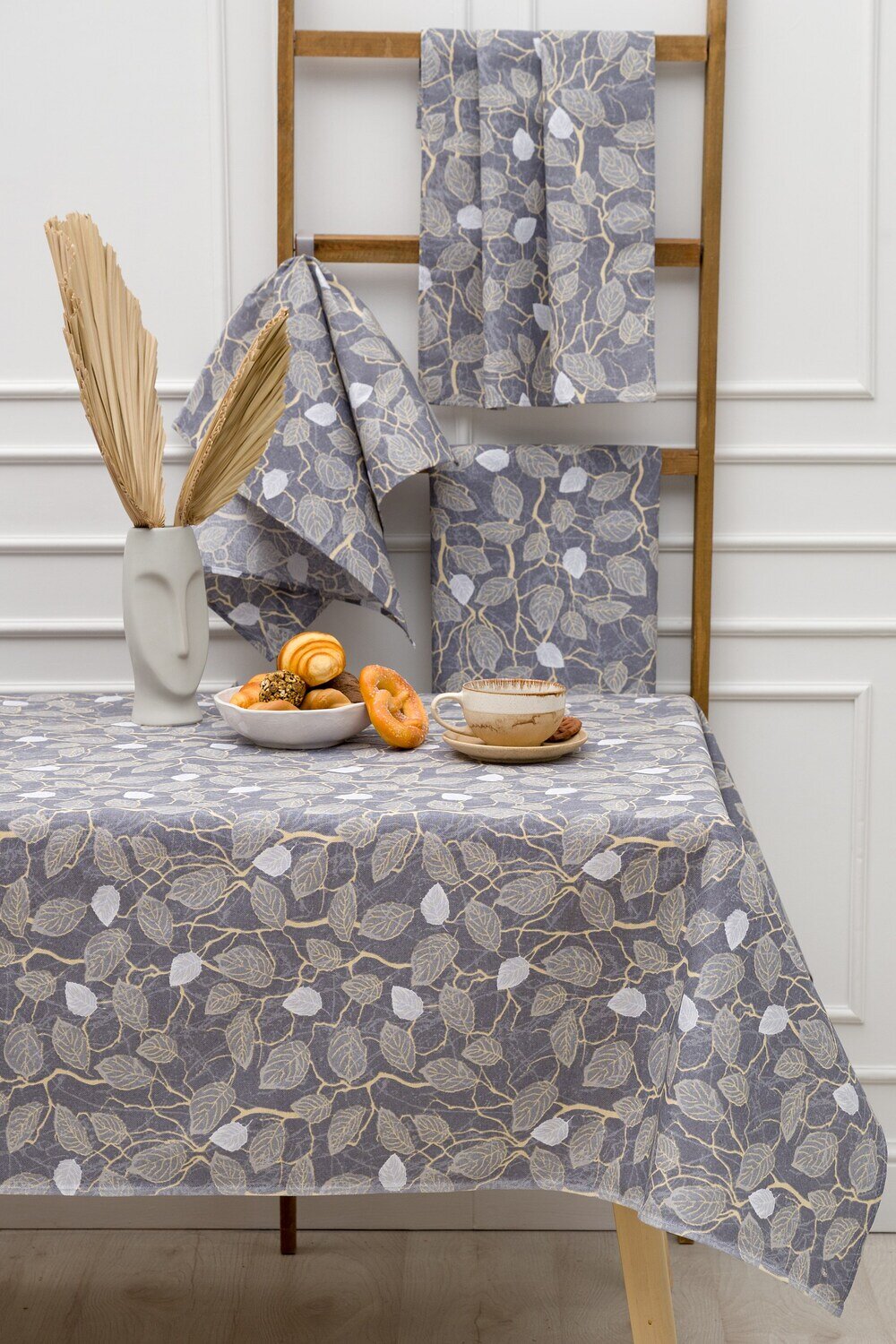 Натали Скатерть 581097 Скатерть Серенада темно-серый