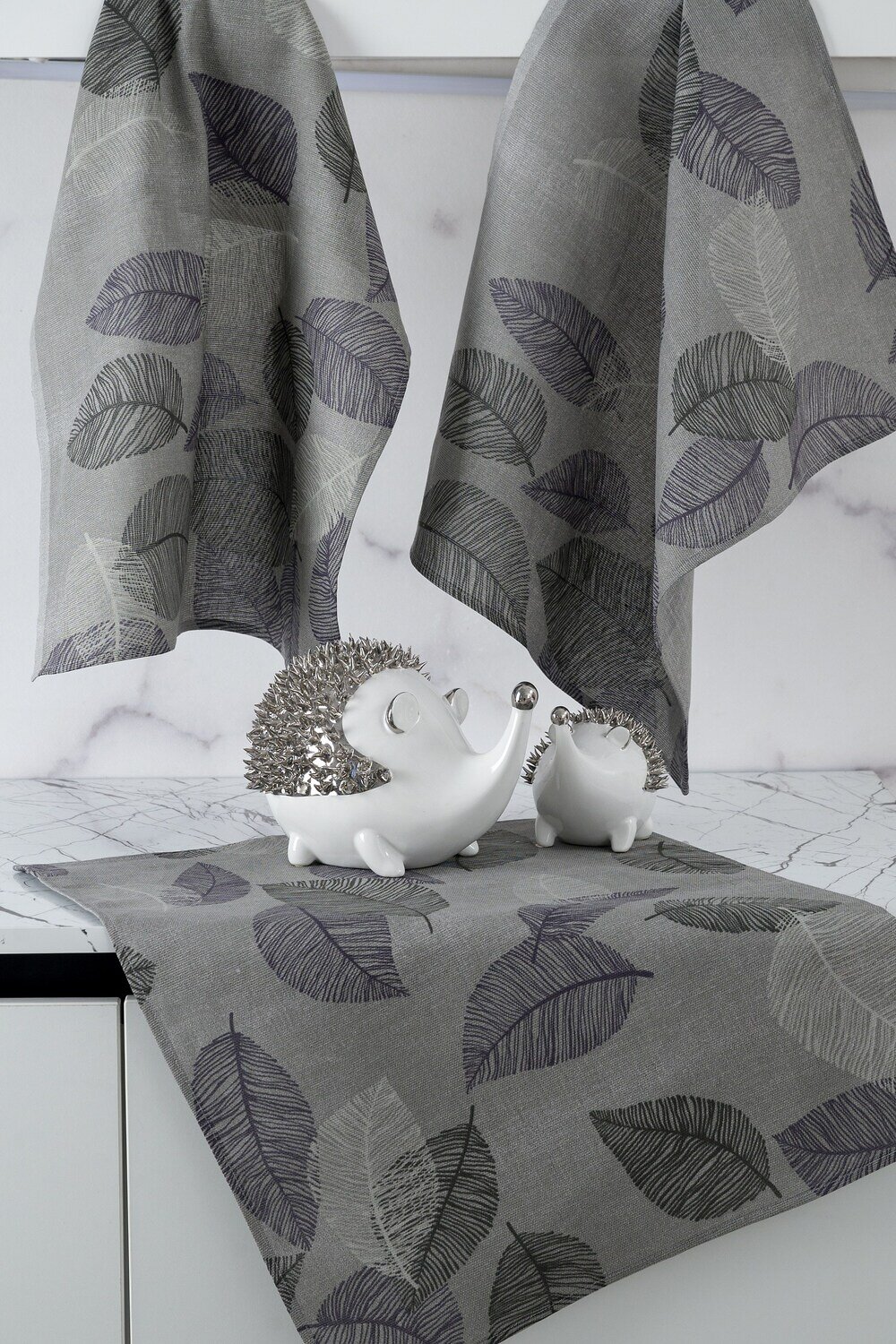 Натали Полотенце 581103 Набор кухонных полотенец Блоссом серый