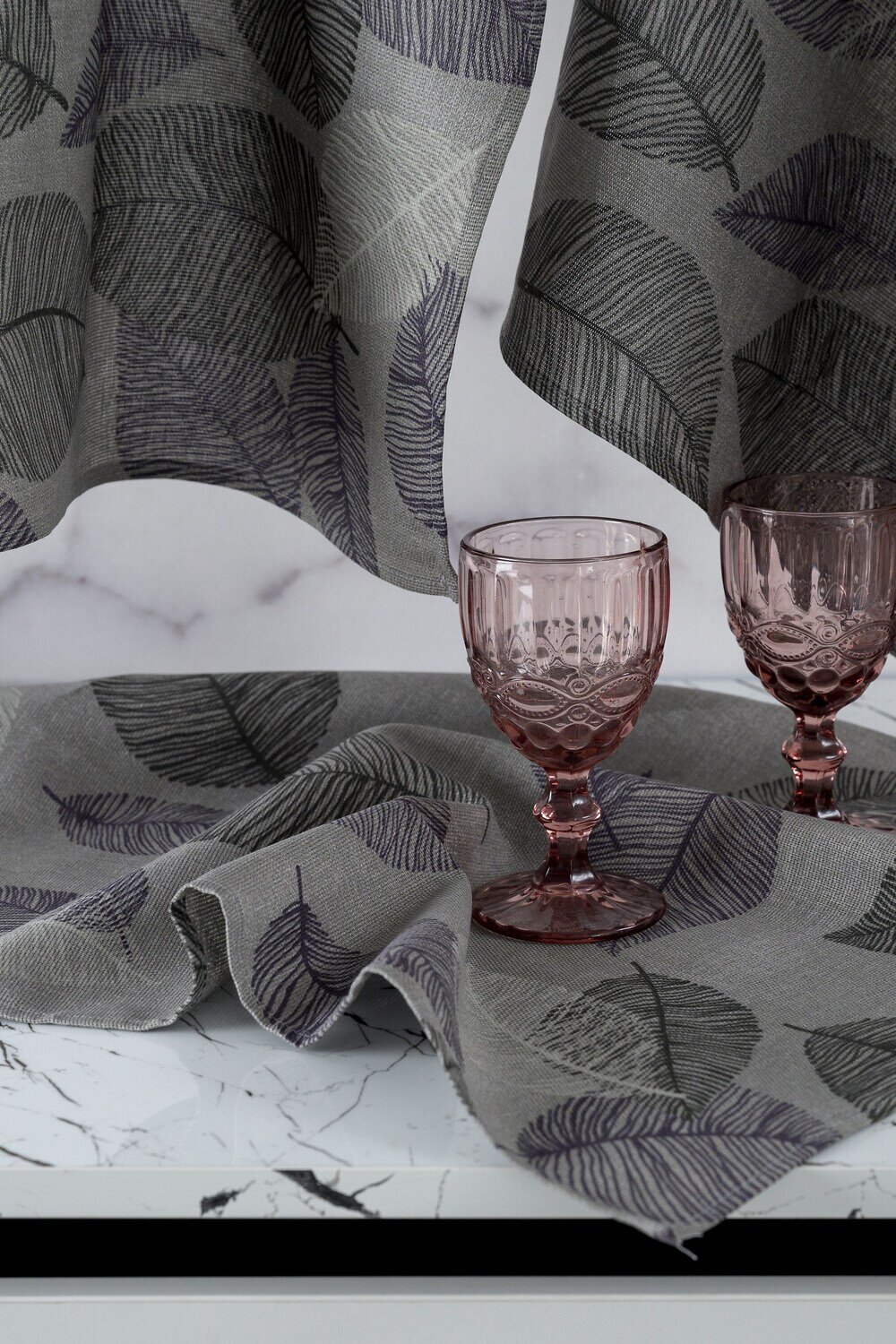 Натали Полотенце 581103 Набор кухонных полотенец Блоссом серый