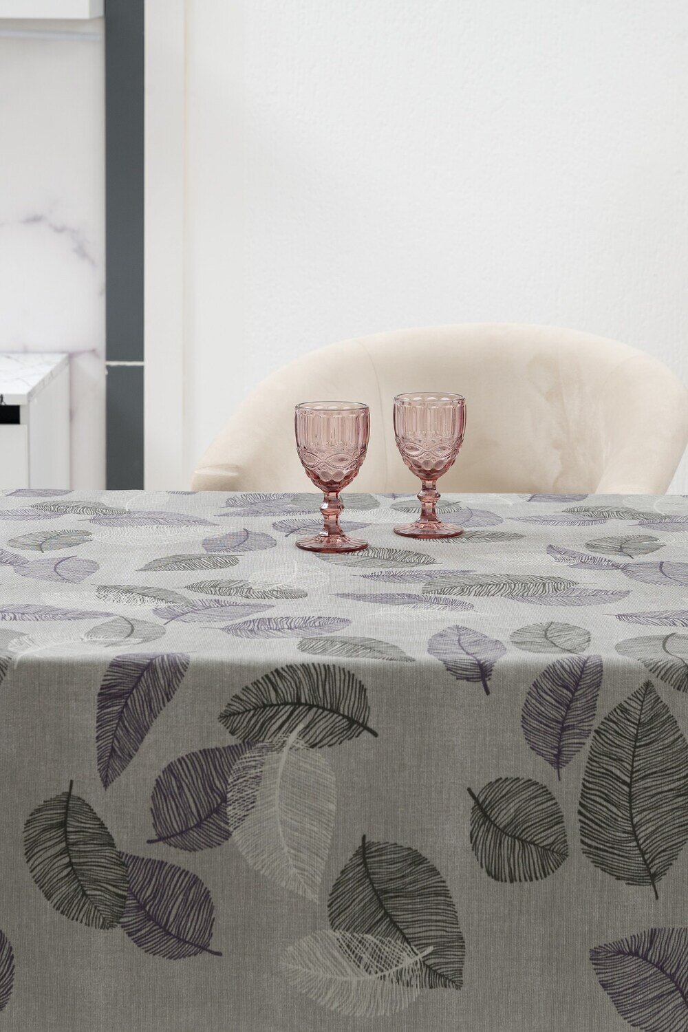 Натали Скатерть 581104 Скатерть Блоссом серый